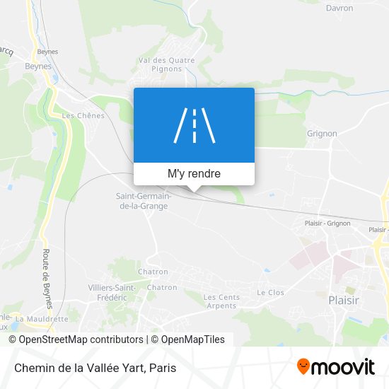 Chemin de la Vallée Yart plan