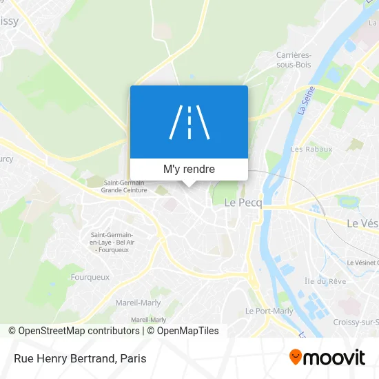 Rue Henry Bertrand plan