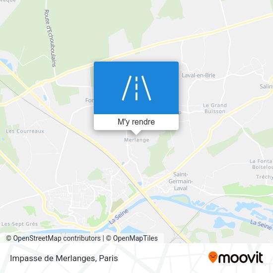 Impasse de Merlanges plan