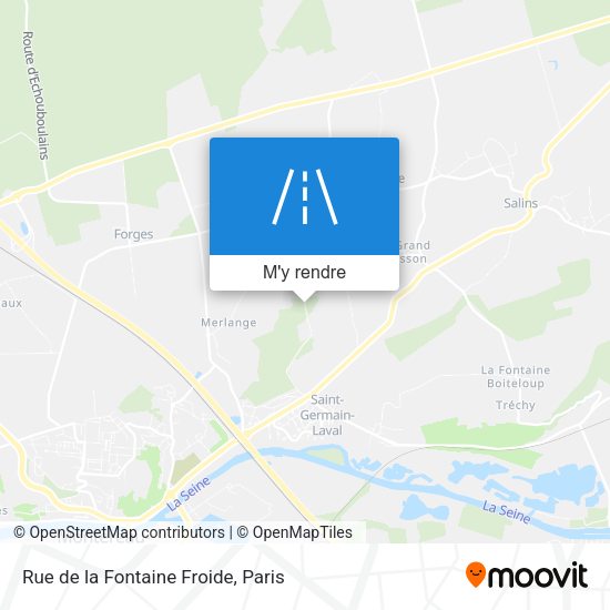 Rue de la Fontaine Froide plan