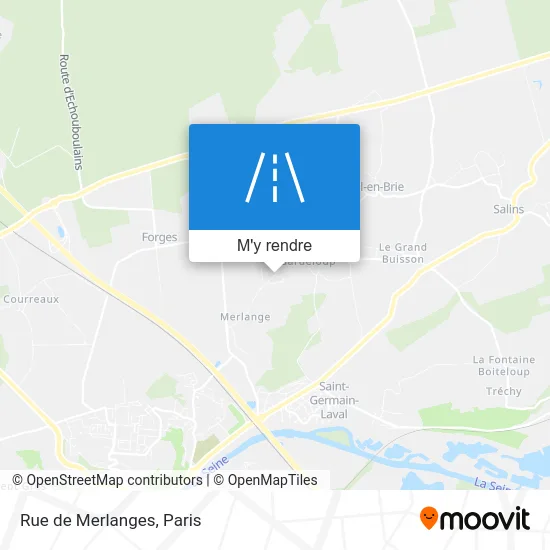 Rue de Merlanges plan