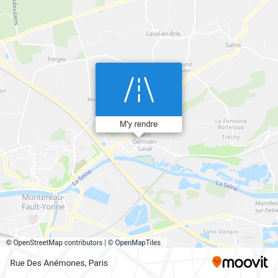 Rue Des Anémones plan