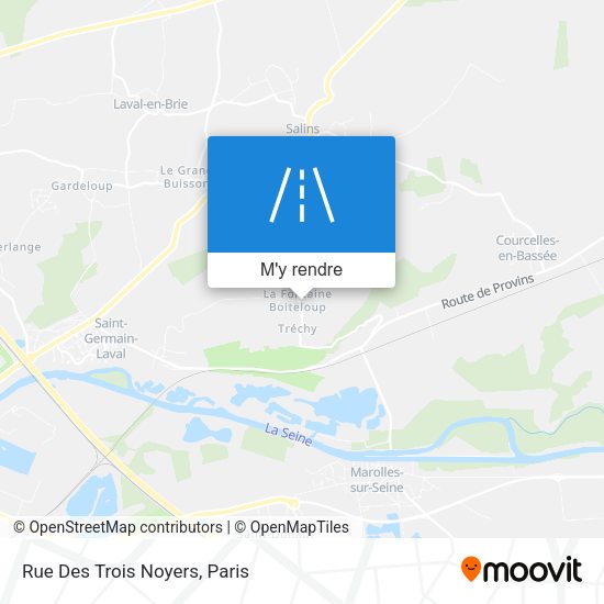 Rue Des Trois Noyers plan
