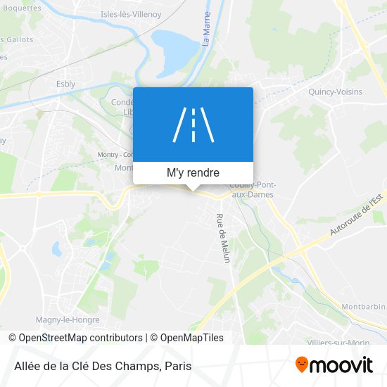 Allée de la Clé Des Champs plan