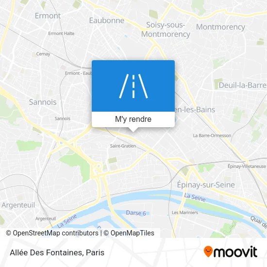 Allée Des Fontaines plan