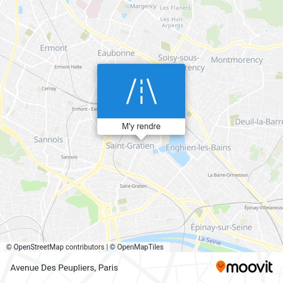 Avenue Des Peupliers plan