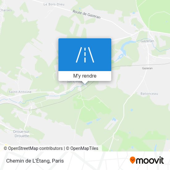 Chemin de L'Étang plan