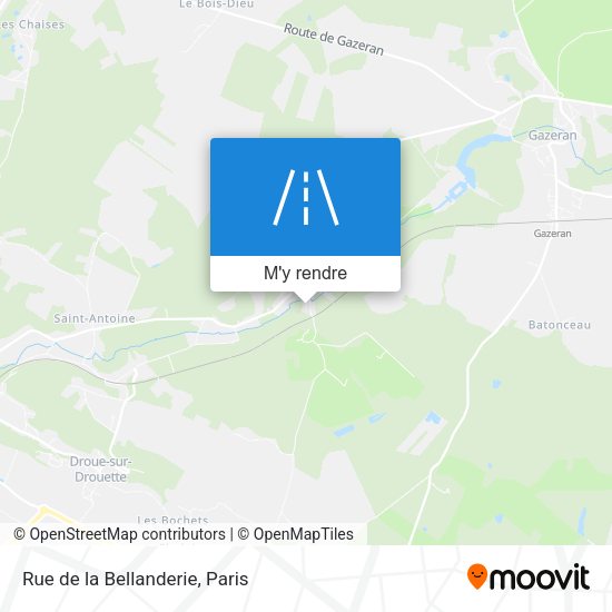 Rue de la Bellanderie plan