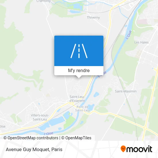 Avenue Guy Moquet plan