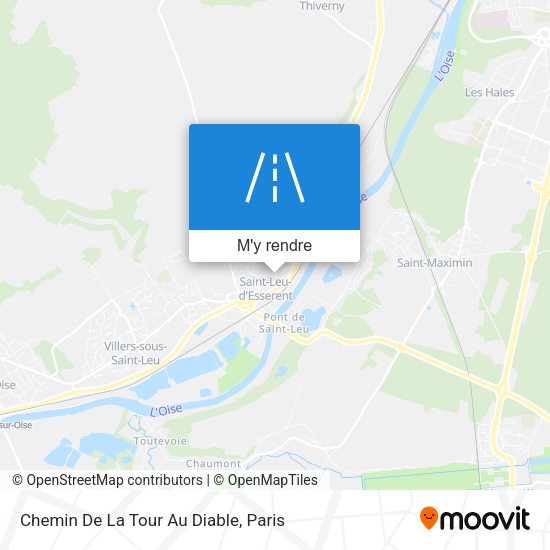 Chemin De La Tour Au Diable plan
