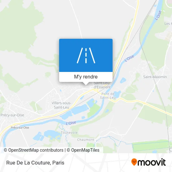 Rue De La Couture plan