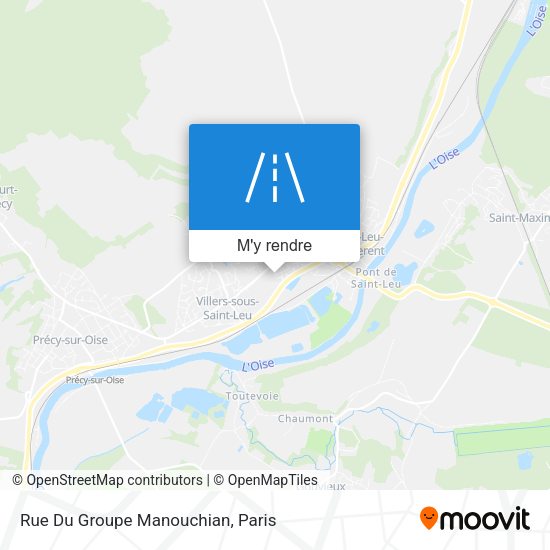 Rue Du Groupe Manouchian plan