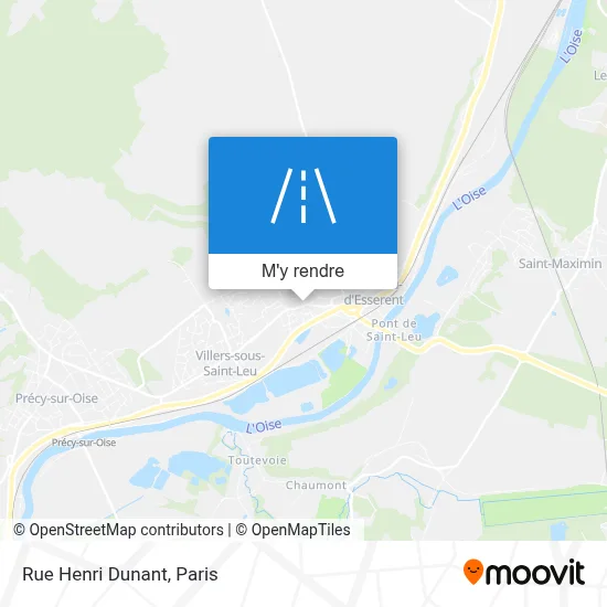 Rue Henri Dunant plan