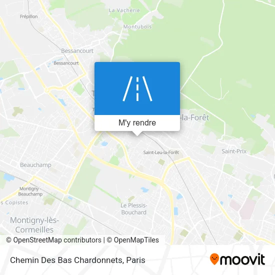 Chemin Des Bas Chardonnets plan