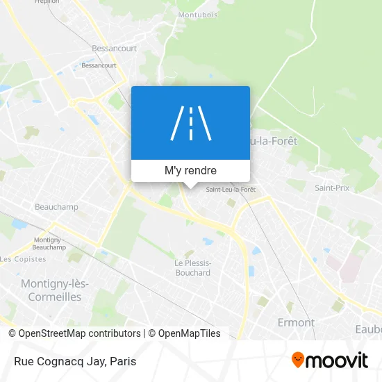 Rue Cognacq Jay plan