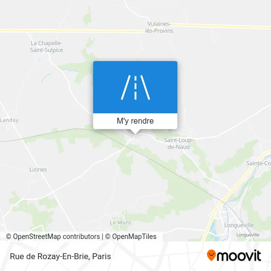 Rue de Rozay-En-Brie plan