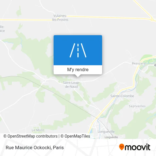 Rue Maurice Ockocki plan