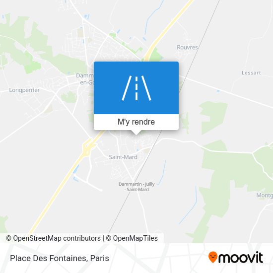 Place Des Fontaines plan