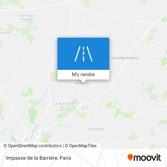Impasse De La Barrière plan