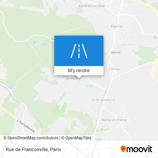 Rue de Franconville plan