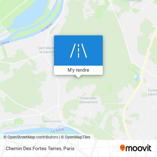Chemin Des Fortes Terres plan