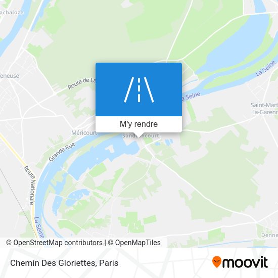 Chemin Des Gloriettes plan