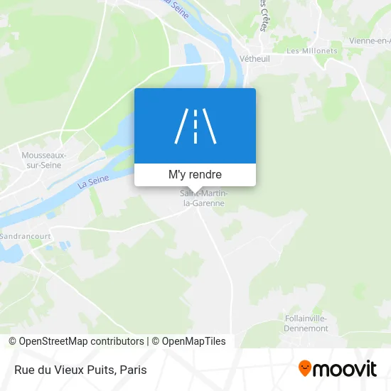 Rue du Vieux Puits plan