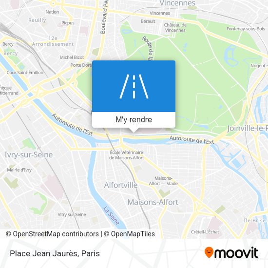 Place Jean Jaurès plan