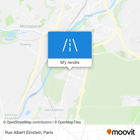 Rue Albert Einstein plan