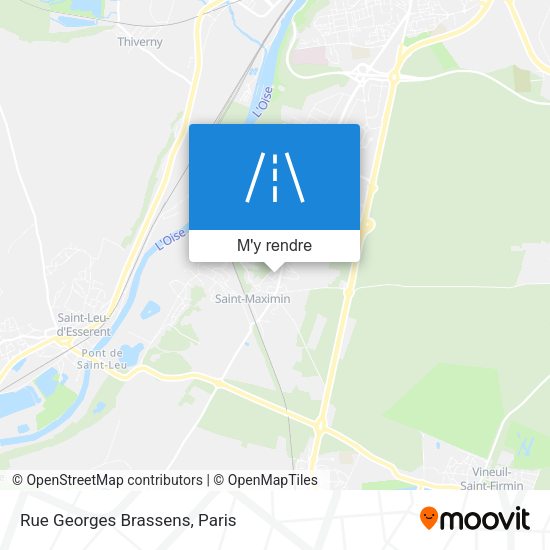 Rue Georges Brassens plan