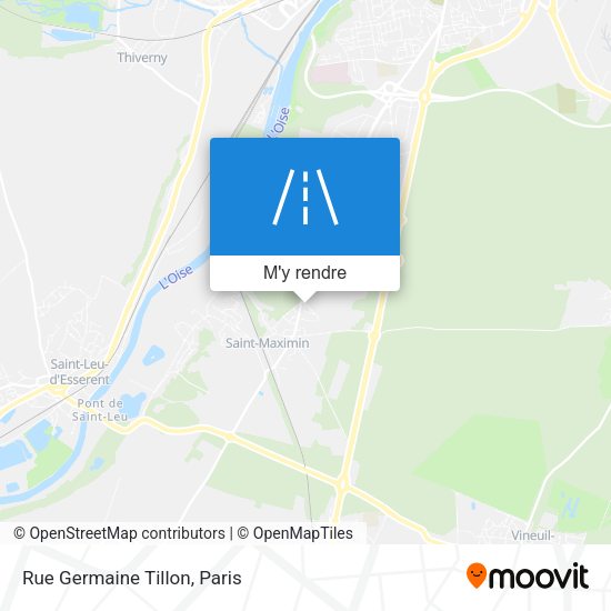 Rue Germaine Tillon plan