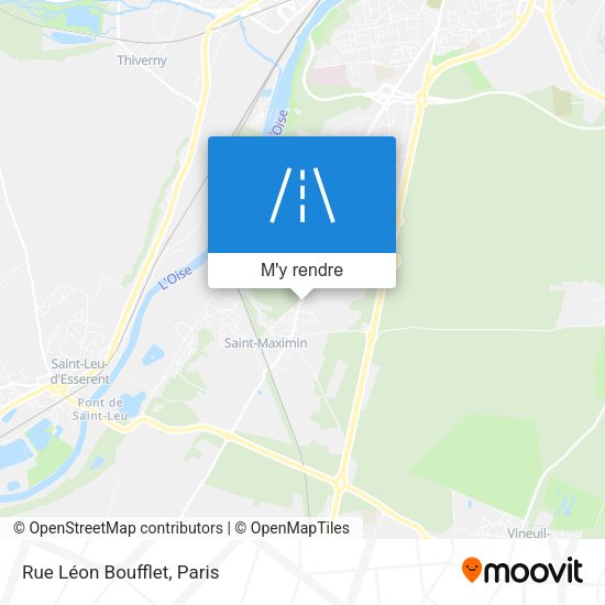 Rue Léon Boufflet plan