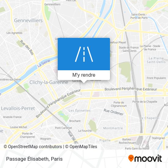 Passage Élisabeth plan