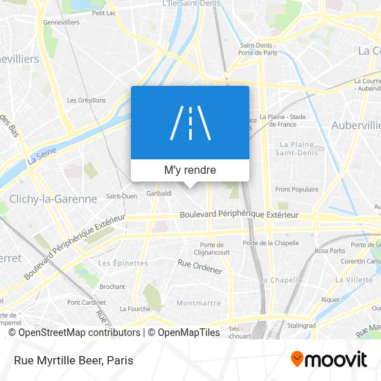 Rue Myrtille Beer plan
