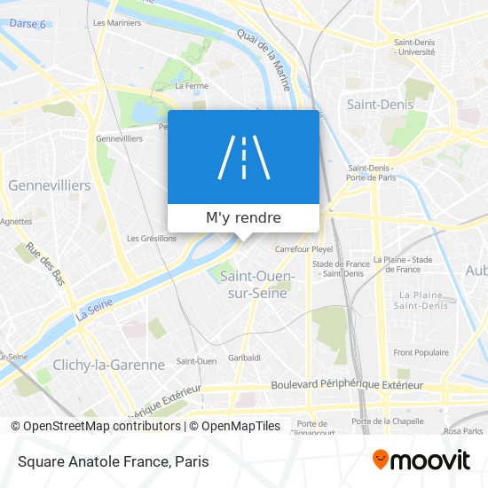 Square Anatole France plan