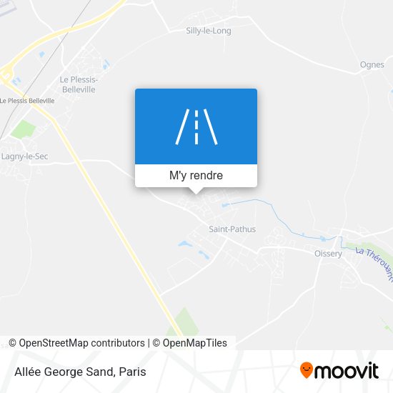 Allée George Sand plan