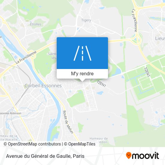 Avenue du Général de Gaulle plan