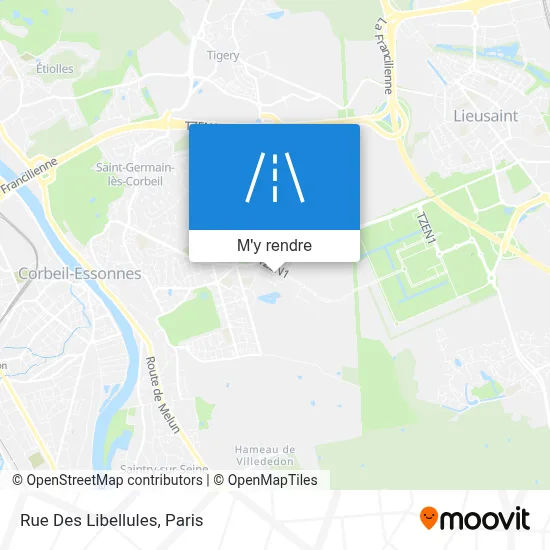 Rue Des Libellules plan