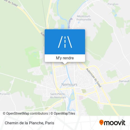 Chemin de la Planche plan