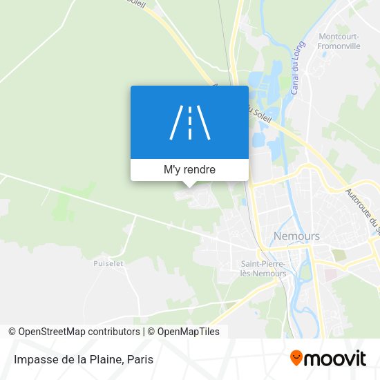 Impasse de la Plaine plan