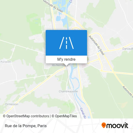 Rue de la Pompe plan