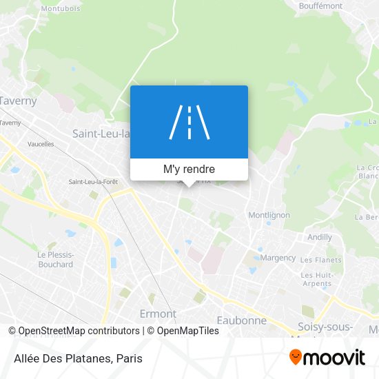 Allée Des Platanes plan