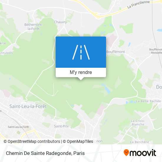 Chemin De Sainte Radegonde plan