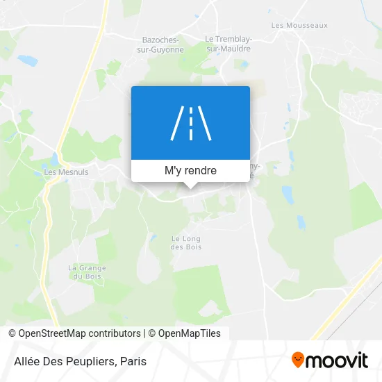 Allée Des Peupliers plan