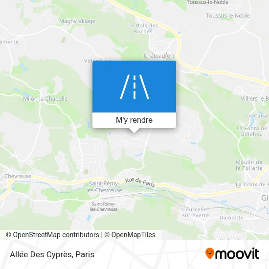 Allée Des Cyprès plan