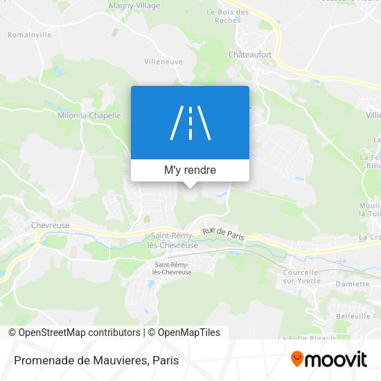 Promenade de Mauvieres plan