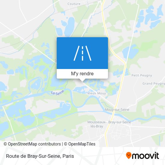 Route de Bray-Sur-Seine plan