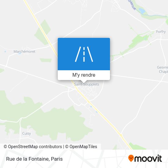 Rue de la Fontaine plan
