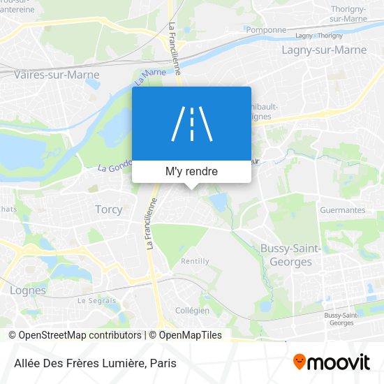 Allée Des Frères Lumière plan