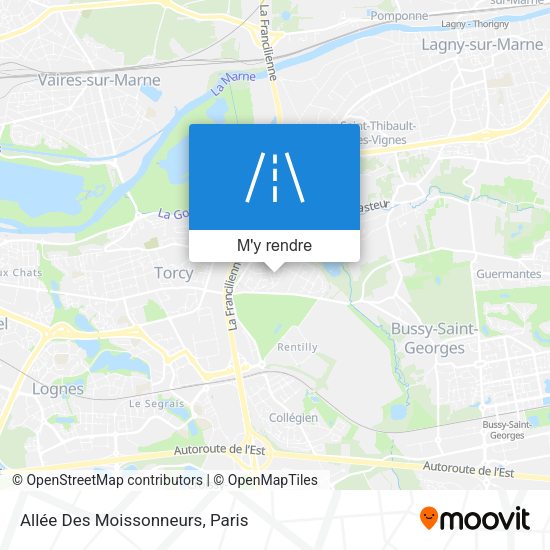 Allée Des Moissonneurs plan